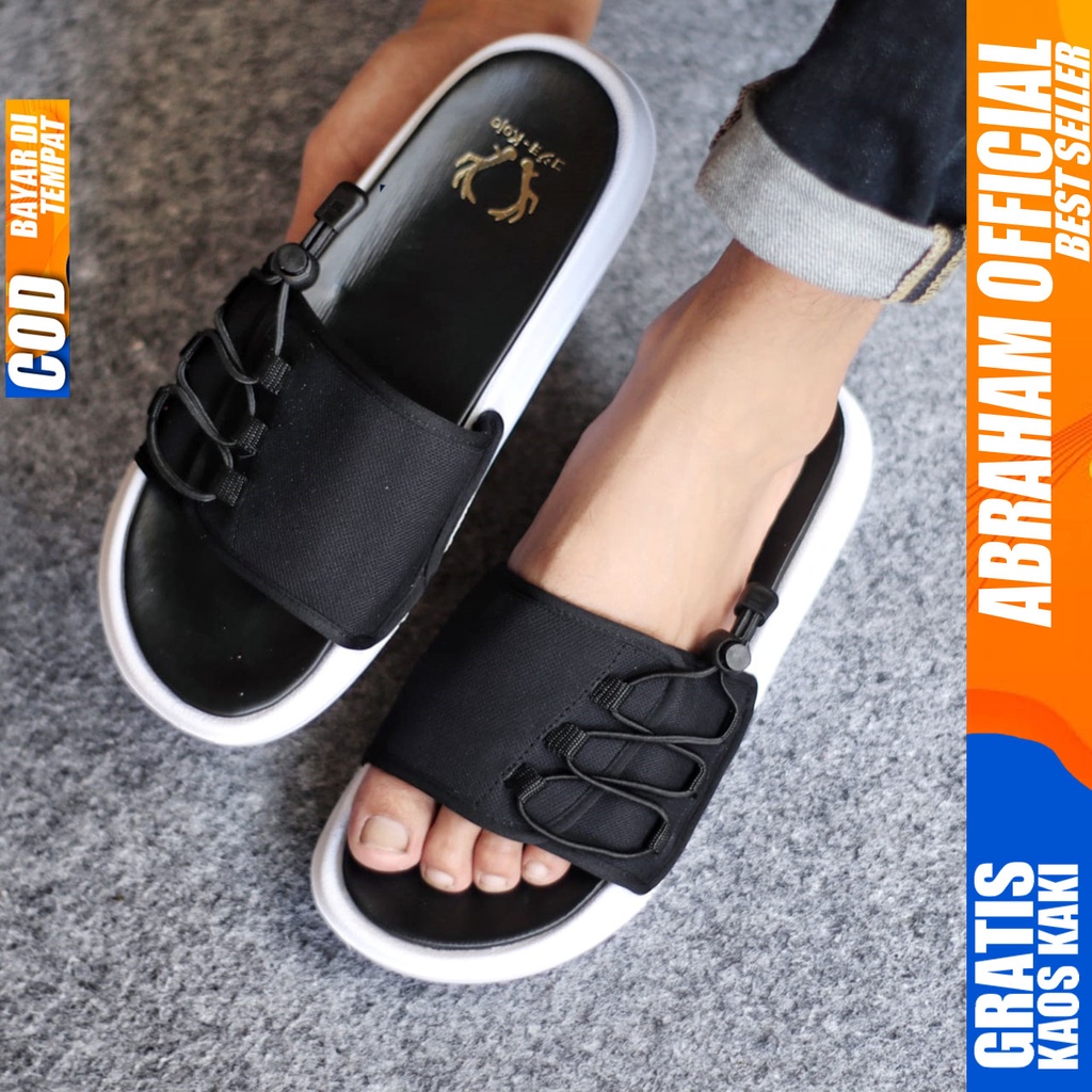 ABRHM X PANDEM sandal pria slide Slop original casual Murah Kekininan