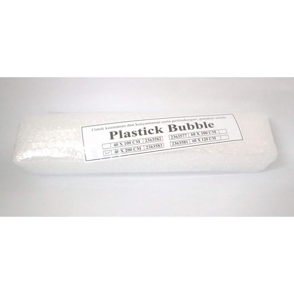 

Plastik Wrapping Bubble Ukuran 40X200CM