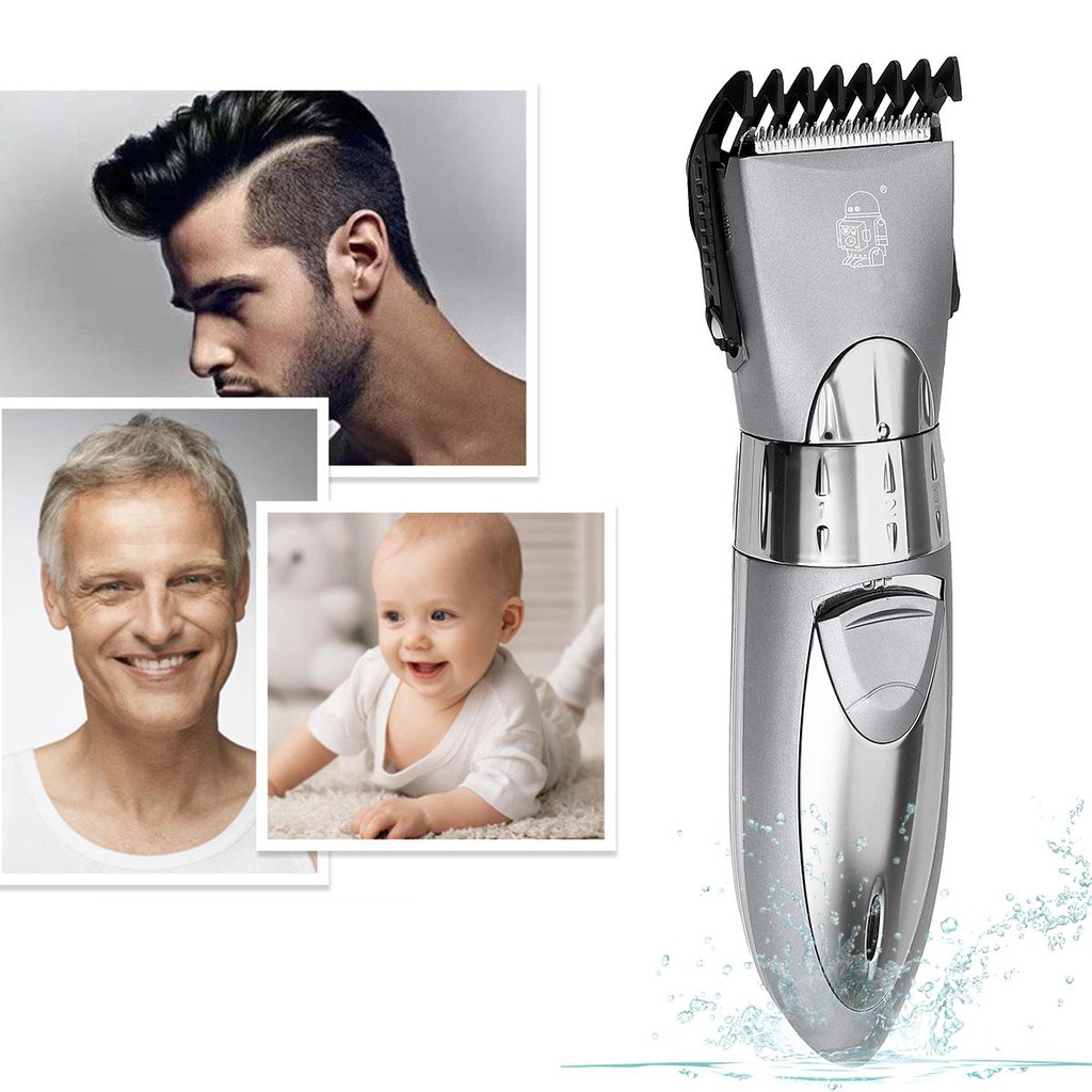 Kemei KM-605 Alat Cukur Rambut Elektrik Waterproof Hair Clipper