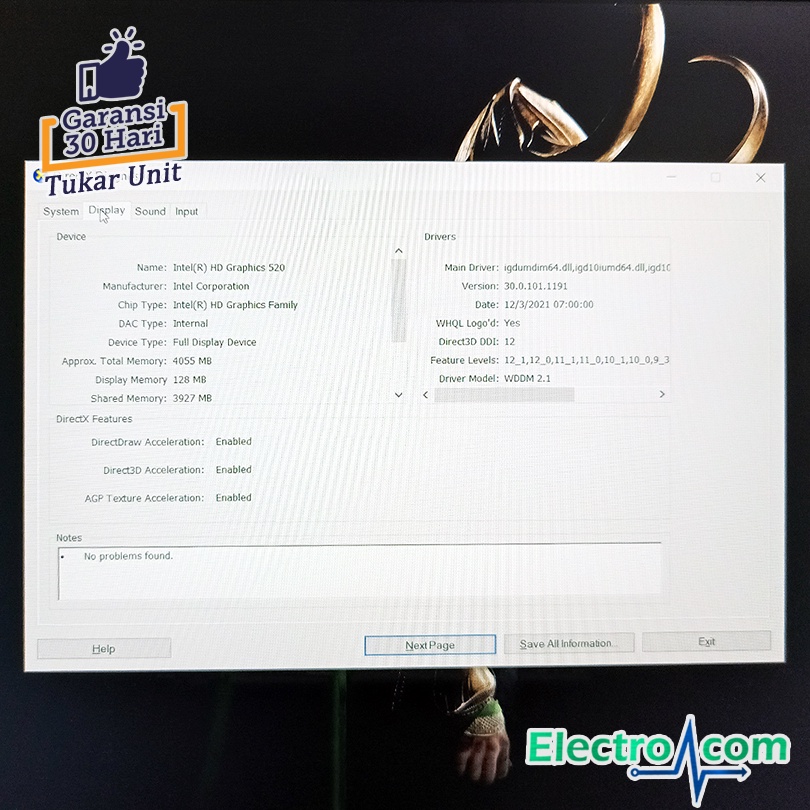 Dell Latitude E7290 | E7280 | E7270 Core i5 RAM 8GB SSD 256GB Original