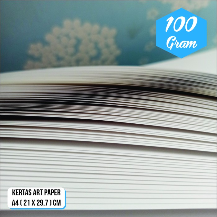 

Kertas Art Paper 100 Gram A4 Murah / Kertas Glossy