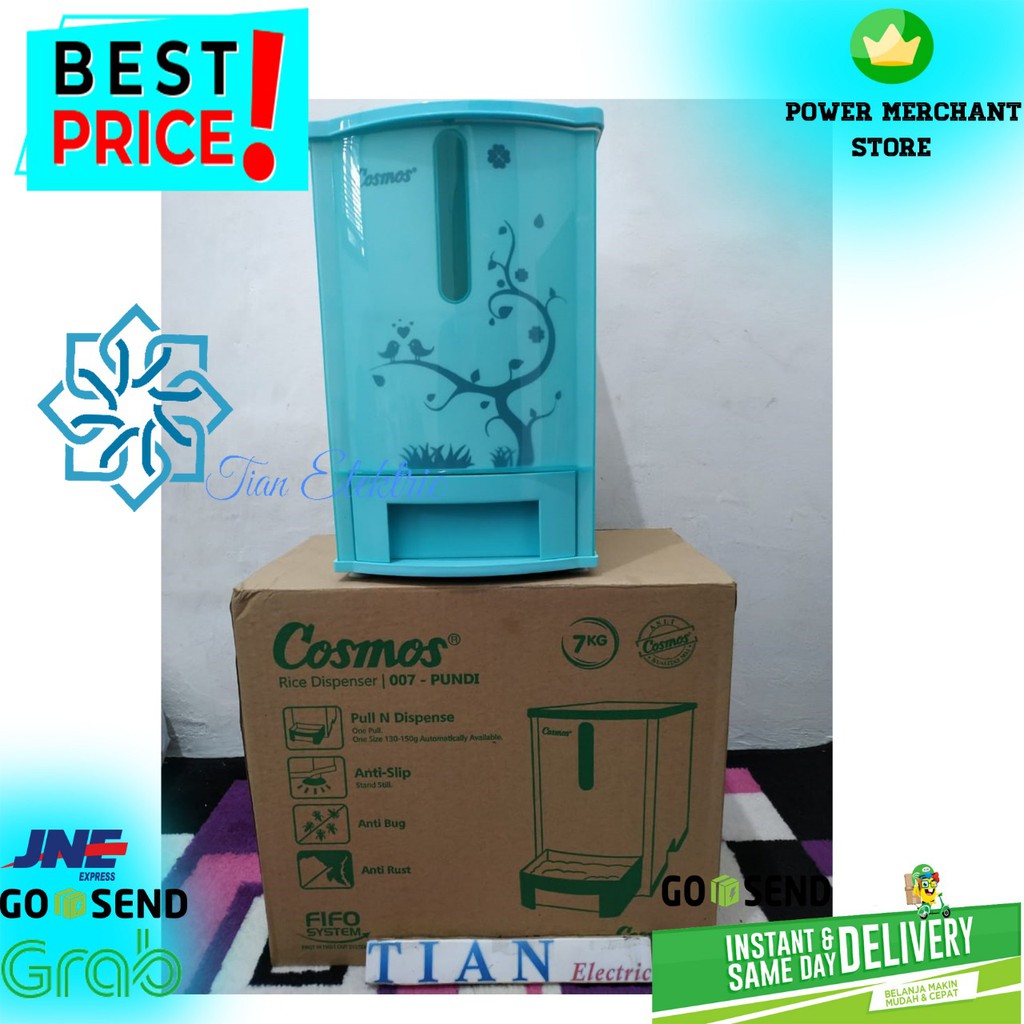 COSMOS 007-PUNDI Rice Dispenser 7Kg