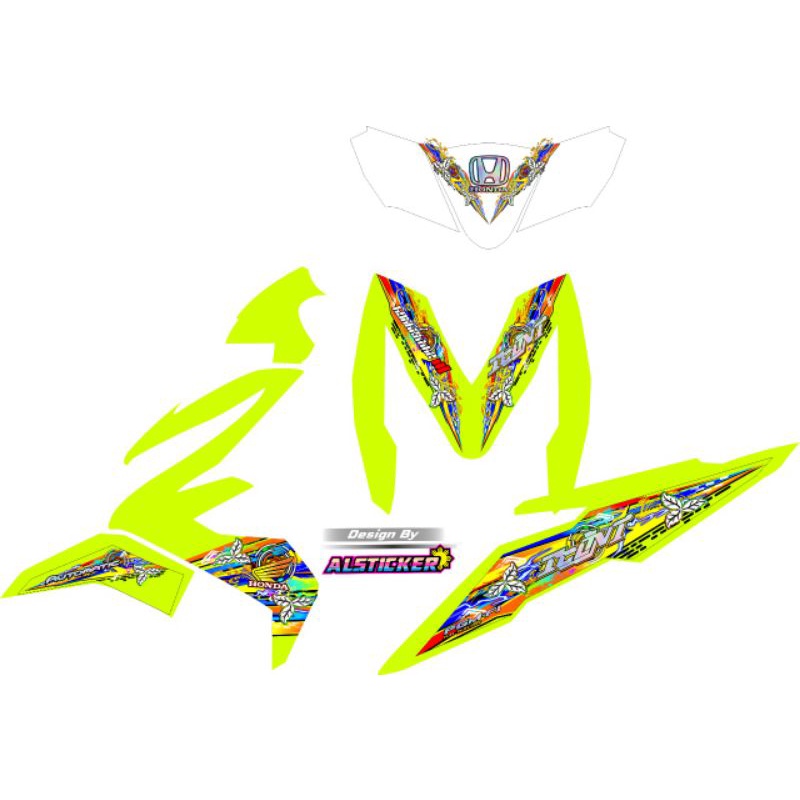 STRIPING BEAT NEW THN 2016-2019 TRANSPARAN HOLOGRAM STRIPING TRANSPARAN