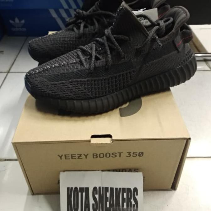 Kualitas Terbaik Adidas yeezy boost 350 v2 static black PK god ver DISKON