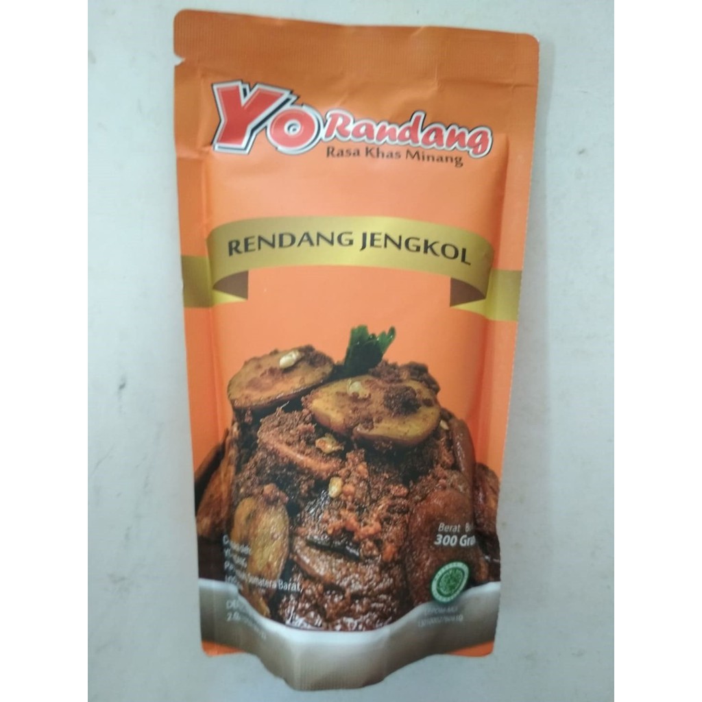 

Rendang Jengkol 300 gram Yo Randang - Asli Padang