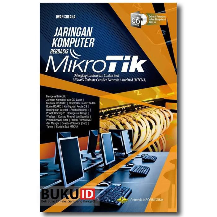 Buku Jaringan Komputer Berbasis Mikrotik Cd Shopee Indonesia