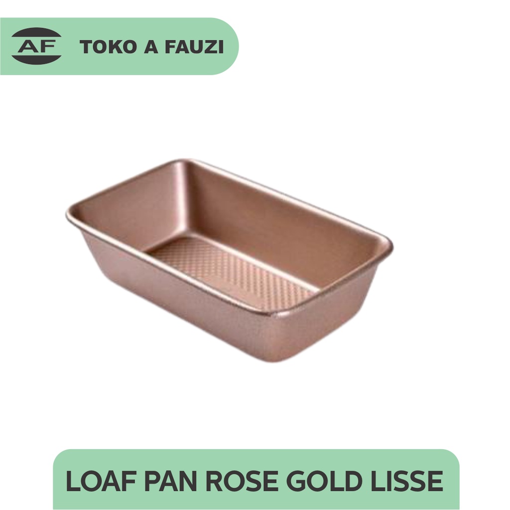 LOAF PAN ROSE GOLD LISSE 24.4 X 14.6 X 6.4