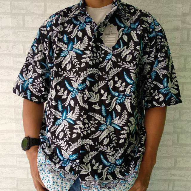 Hem Kemeja batik pria/ kemeja kerja / seragam batik lengan lendek