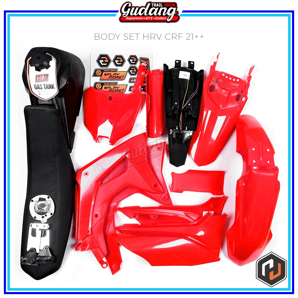 Body Set Cover Body Fullset Set Trail CRF 150L 2018 450R 2021 + + PNP CRF HRV Tangki Carbu Injeksi