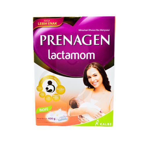 PRENAGEN LACTAMOM SUSU IBU MENYUSUI RASA VANILA 400 GRAM BOX