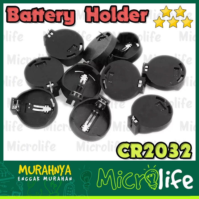 CR2032 BATTERY HOLDER TEMPAT BATERAI CR-2032