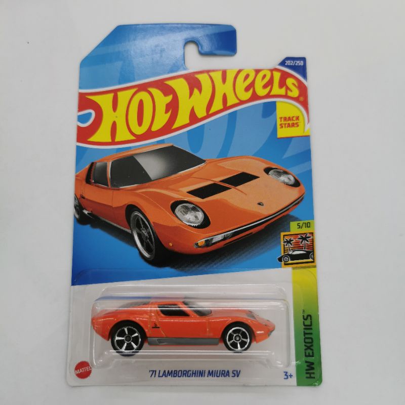 Hot Wheels L22 71 LAMBORGHINI MIURA SV orange 2022