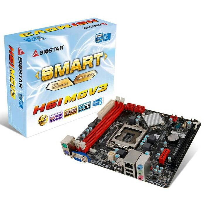 MOTHERBOARD BIOSTAR H61MGV3 SOCKET LGA 1155 INTEL