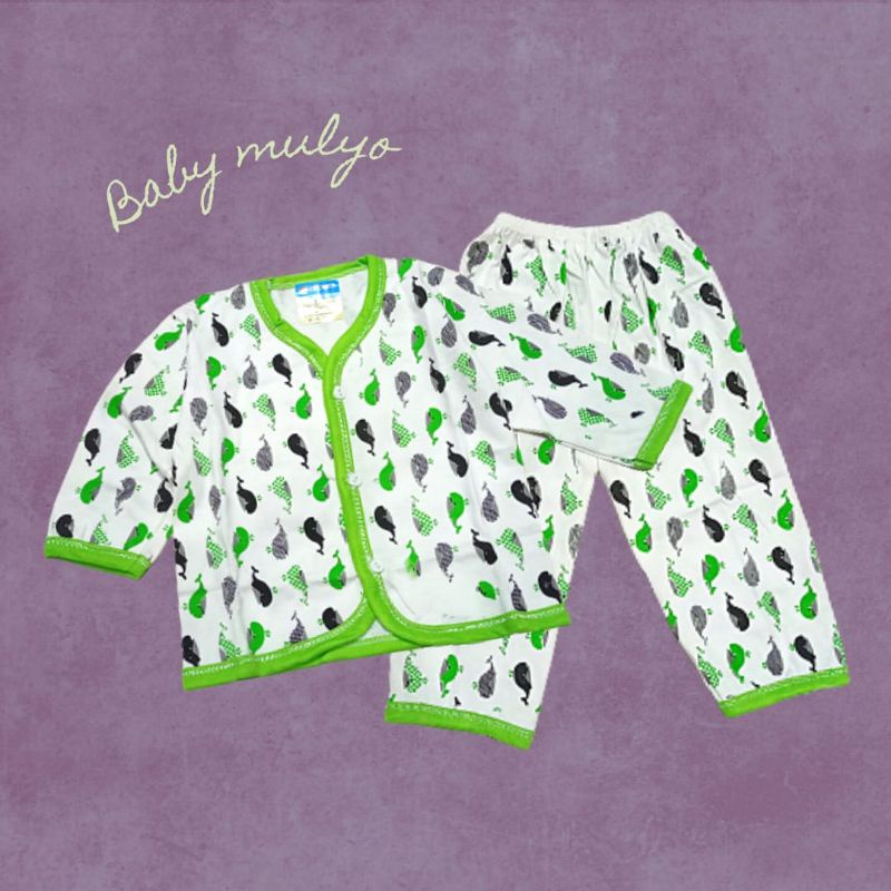 SETELAN BAJU PIYAMA BABY MOTIF