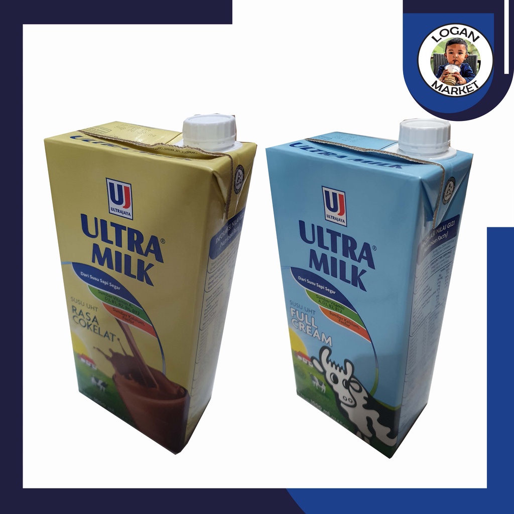 Ultra Milk Ultramilk Susu UHT 1 Liter 1000 ml 1000ml