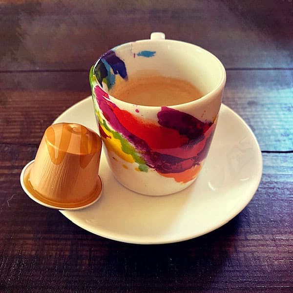 

vd201r Nespresso Caramel Cream Brulee Coffee Capsule, Kapsul Kopi - 10Pcs Ds20X11