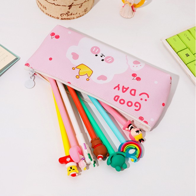 ~ PIYOSHI08 ~ Tempat Pensil Motif / Kotak Alat Tulis Dompet Aksesoris Lucu AF158