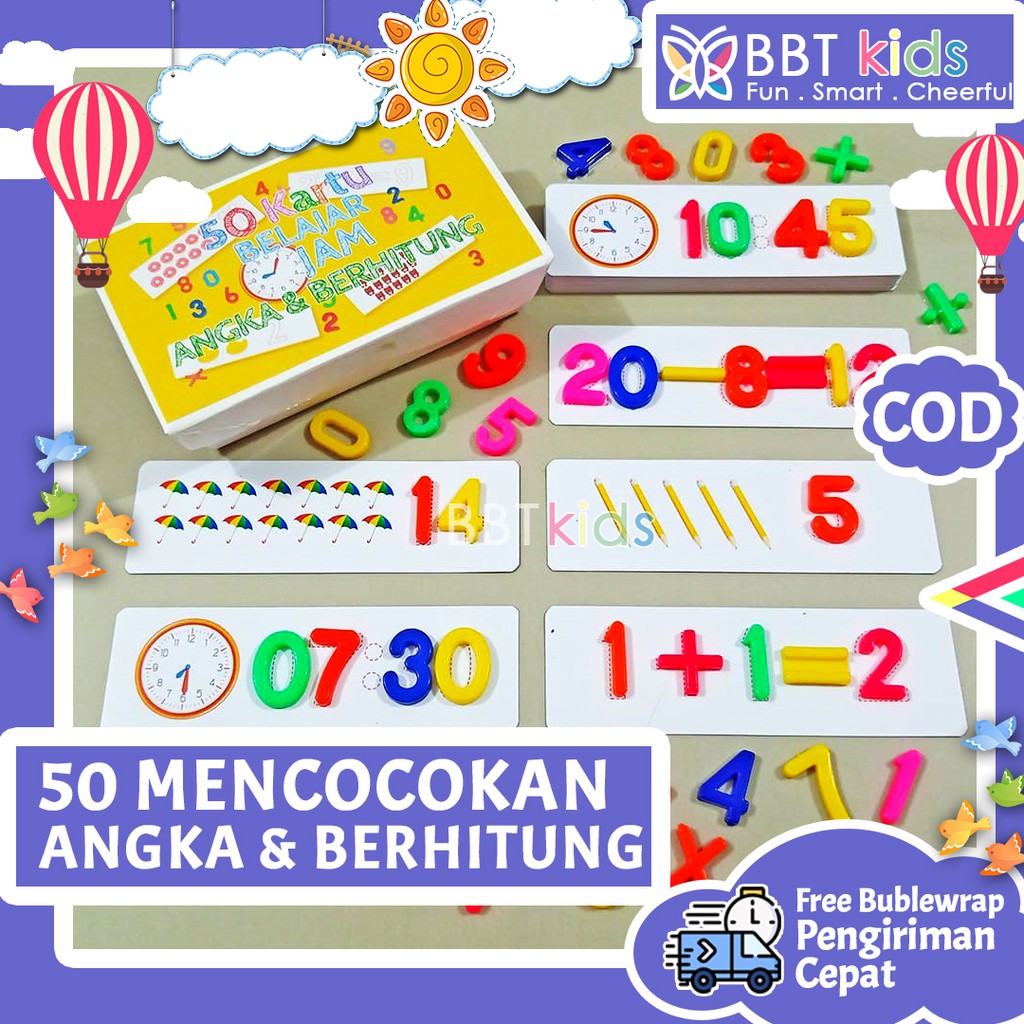 FLASH CARD EDUKASI ANAK KARTU ANGKA 50 PCS EDUKASI BAYI ALFABET LENGKAP MAINAN BELAJAR ANAK BALITA