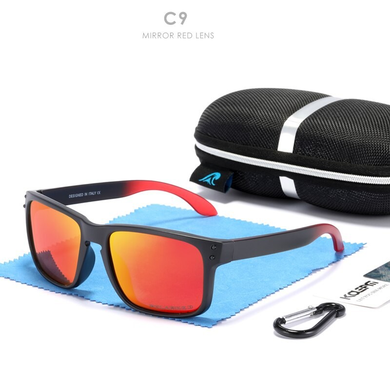 KADEAM UV400 Polarized Sunglasses KACAMATA LARI - RED