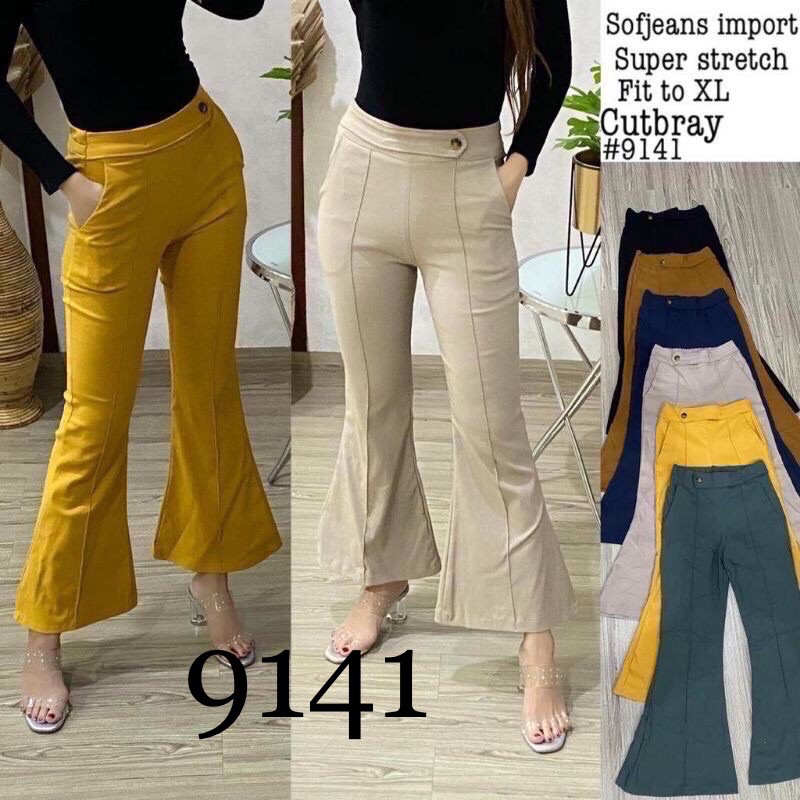 Celana Cutbray Wanita SoftJeans Stretch 9195