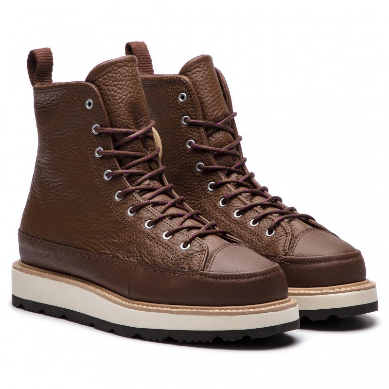converse boot leather