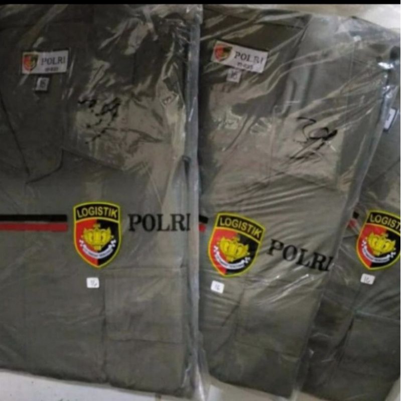 baju pdl ijo pol pp jatah Brimob kuwalitas original