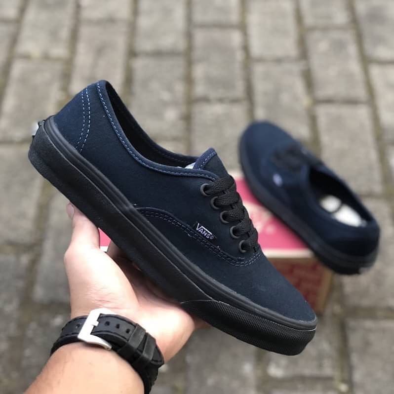vans navy black