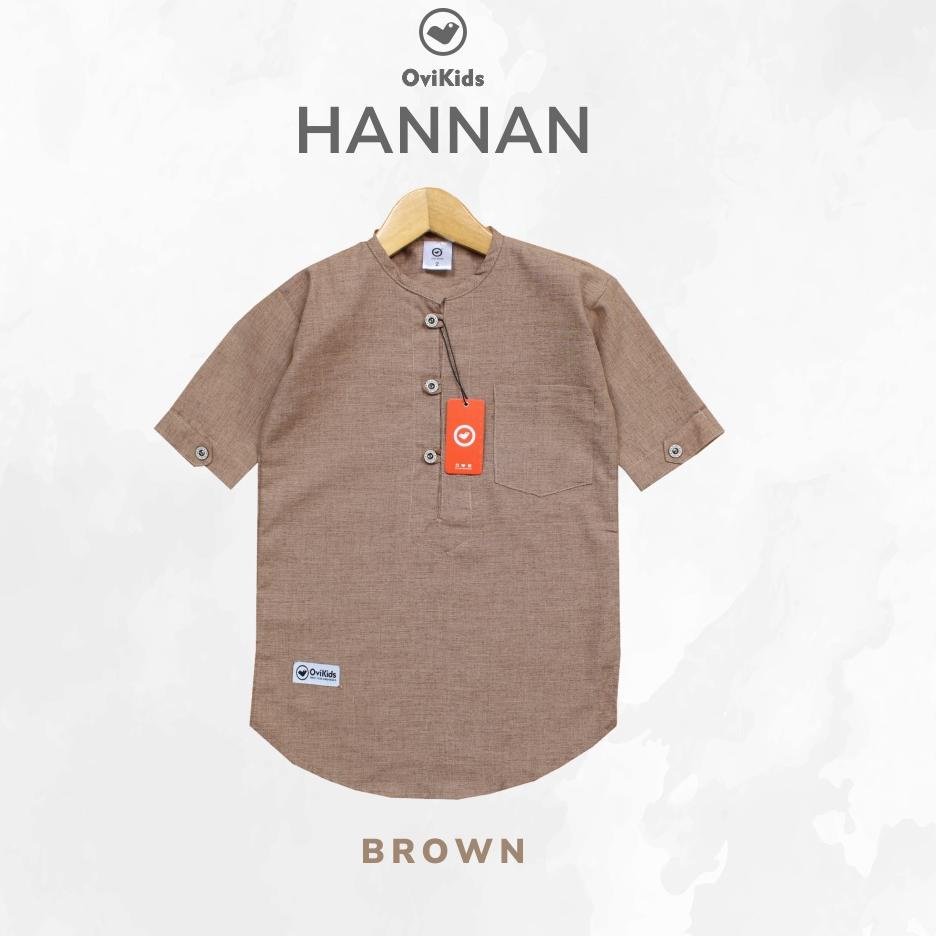 SORO OVIKIDS-LIFE'S TO SHIRT-HANNAN | Baju Kemeja Koko Kurta Anak Laki-Laki Pria (2-10 Tahun) jgof38
