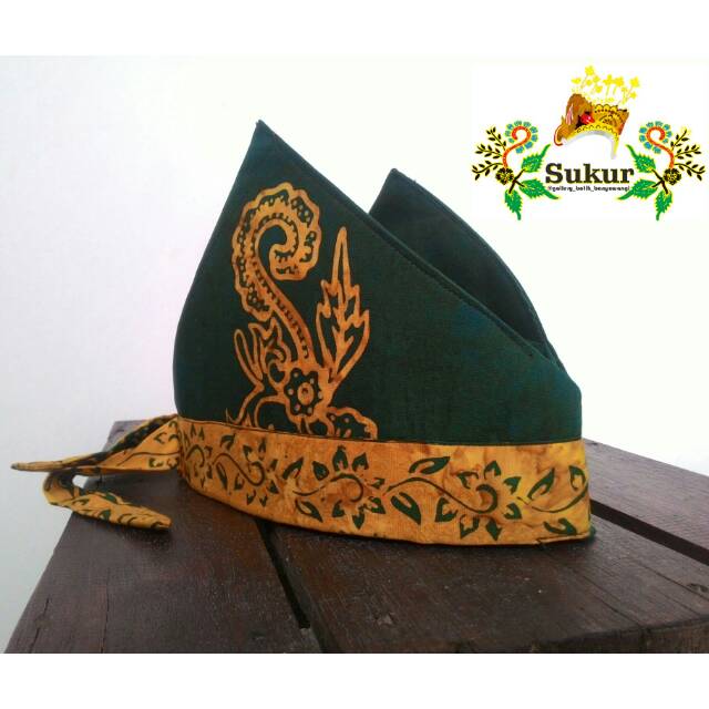 Udeng khas banyuwangi hijau