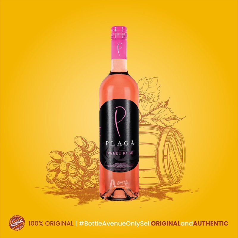 Jual Plaga Wine Sweet Rose 750 ml ( Resmi dan Original By Bottle Avenue