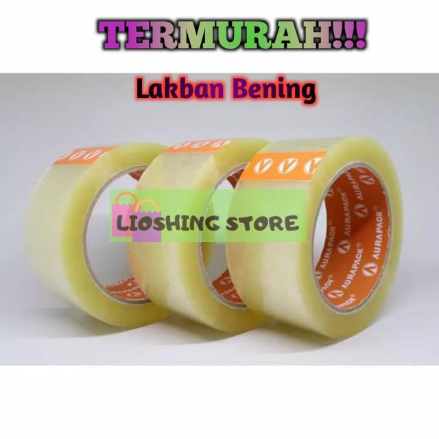

Lakban Bening/Coklat Lakban 90-100yard Lem Kuat Kualitas Daimaru
