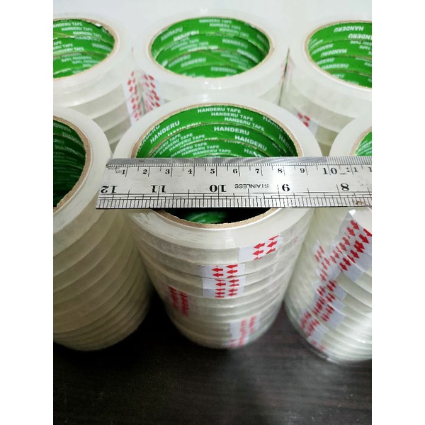 

Lakban selotip 1/2inch 12mm x 72yard HANDERU