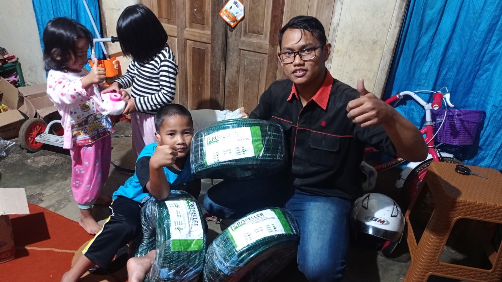 Selang Air Benang Hijau Rhinoceros 5/8 50meter Selang Air Taman Selang Air Elastis