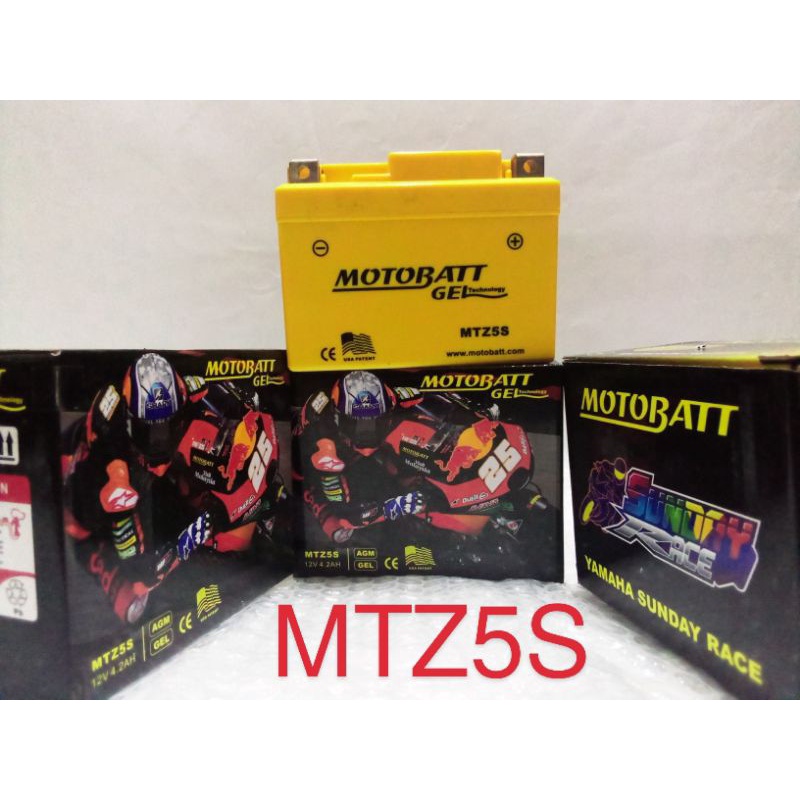 accu aki batrai motor motobatt MTZ5S honda  yamaha suzuki dll