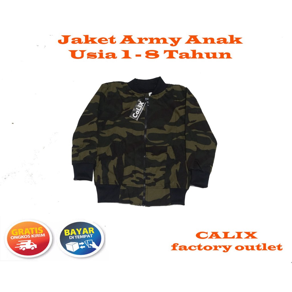 Jaket Anak Army