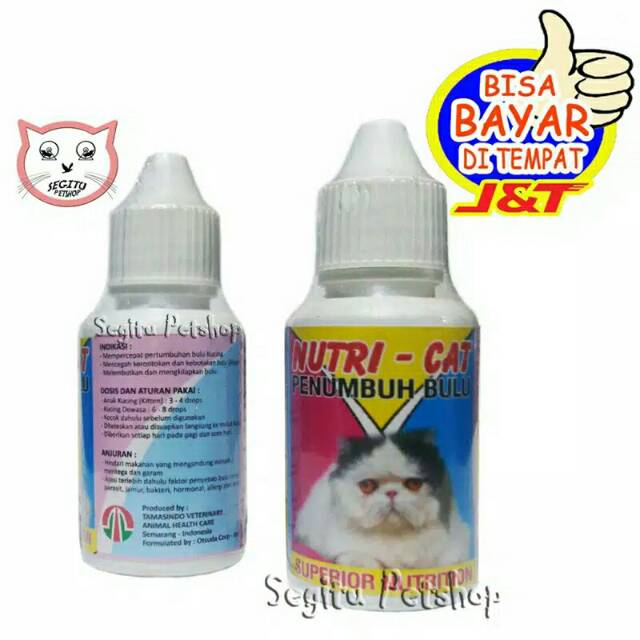 Vitamin Penumbuh Bulu Kucing Nutri Cat