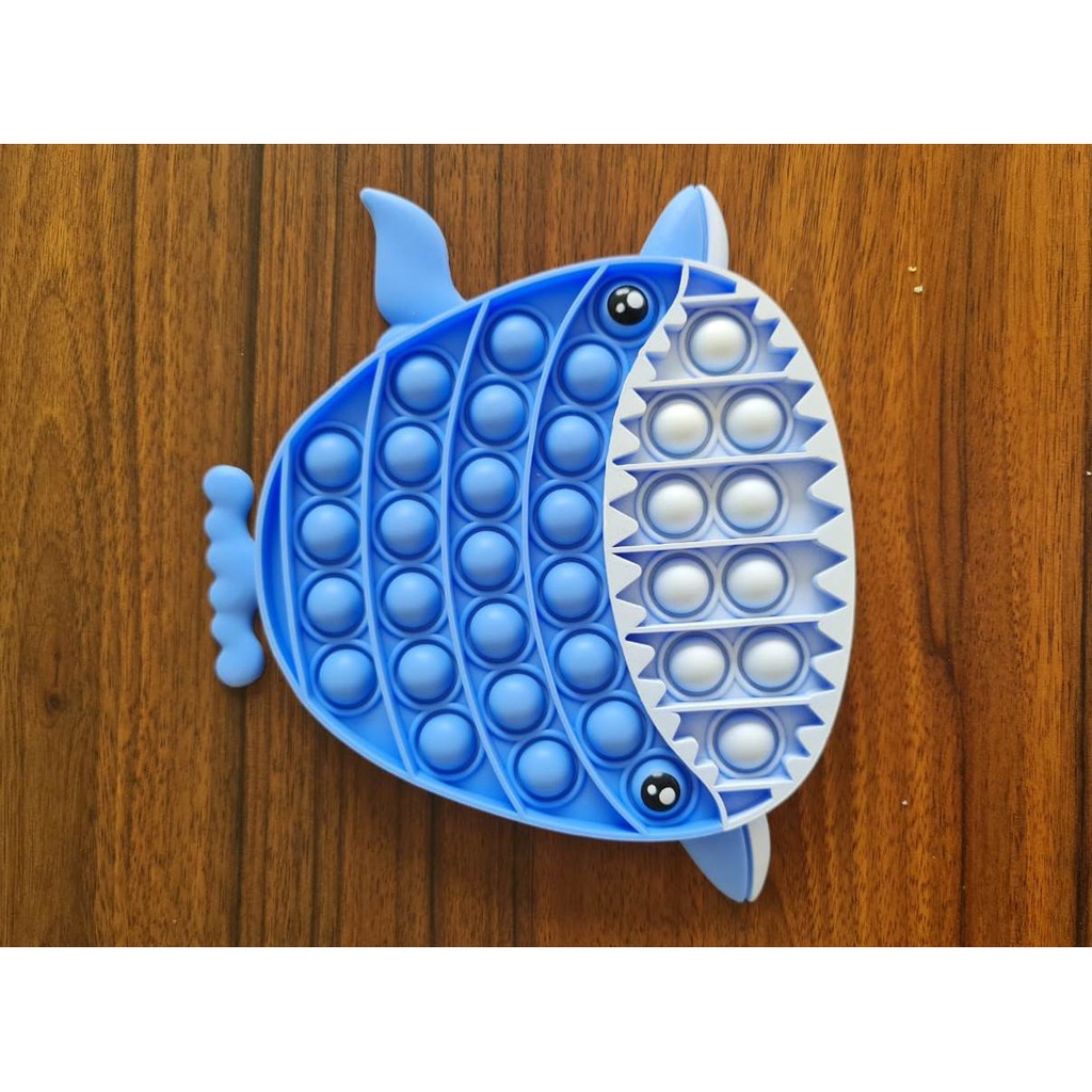 Pop It Fidged Toys Mainan TikTok Push Pop-Baby Shark