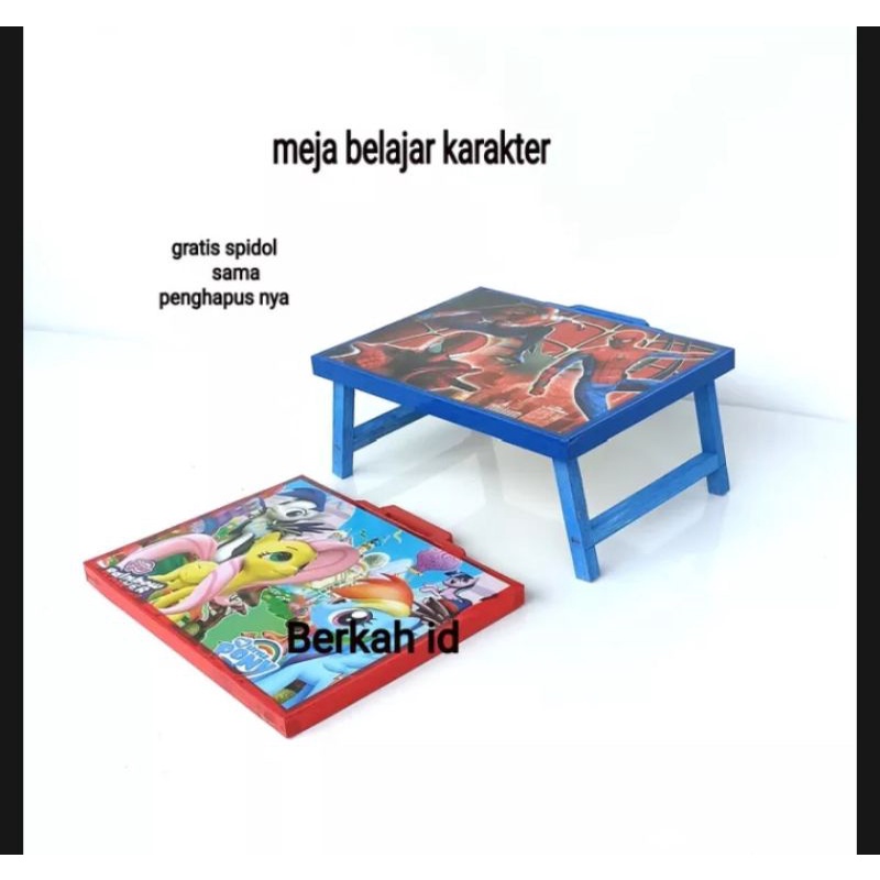 meja belajar lipat/meja lipat/meja belajar karakter anak