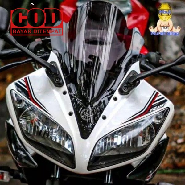 visor windshield yamaha r15 v3 new 2018 bahan akrilik acrylic tebal