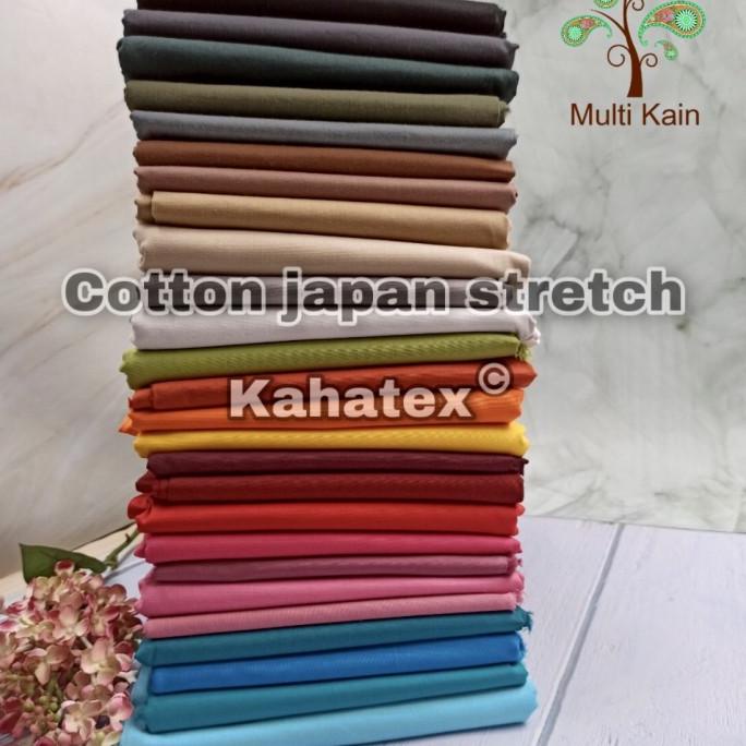 Multi kain katun cotton stretch spandex stret kahatex murah eceran AP019
