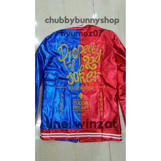 Jaket Jacket Harley Quinn Suicide Squad Bordir Joker High Quality BARANG BERKUALITAS PALING KECE