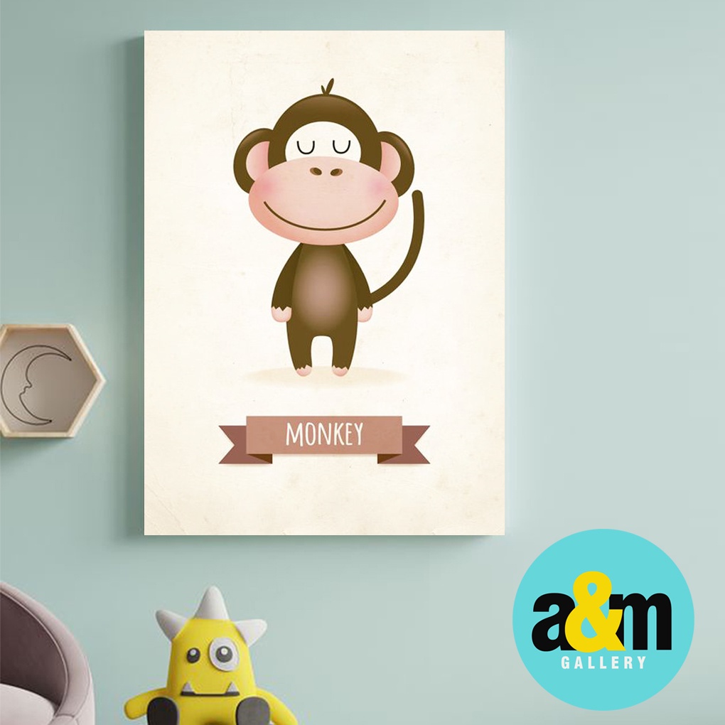 Hiasan Dinding Kamar Bayi (A4) Pajangan Anak Dekorasi Bayi Wall Decor Tema Pajangan Bayi - A&amp;M