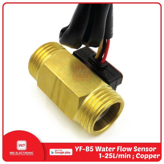 YF-B5 WATER FLOW SENSOR YF B5 FLOW SENSOR KUNINGAN 3/4 INCH