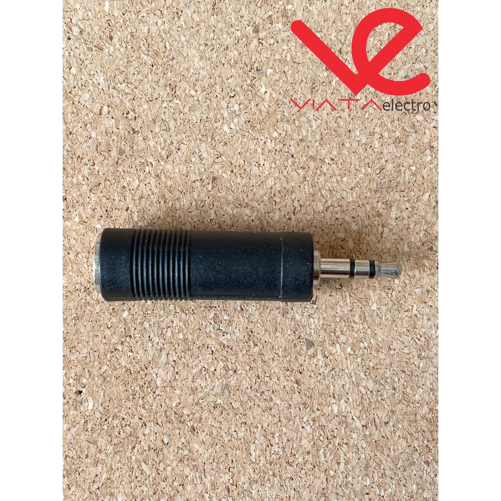 KONEKTOR SOCKET AKAI STEREO 6,5mm KE JACK MINI STEREO 3,5mm ADAPTER SOCKET AKAI STEREO - JACK MINI STEREO 3,5mm
