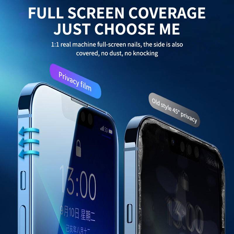 Pelindung Layar Tempered Glass Anti Spy Untuk Vivo IQOO 8 7 5 3 Neo Z1x Neo3 Z1 Neo5 Pro 5G Z1 U3 U3x V11 X23 Z5x Z1 Z3 Z20 Z5x Z1 Se Kaos T-Shirt Lengan Pendek Motif Print Untuk Wanita