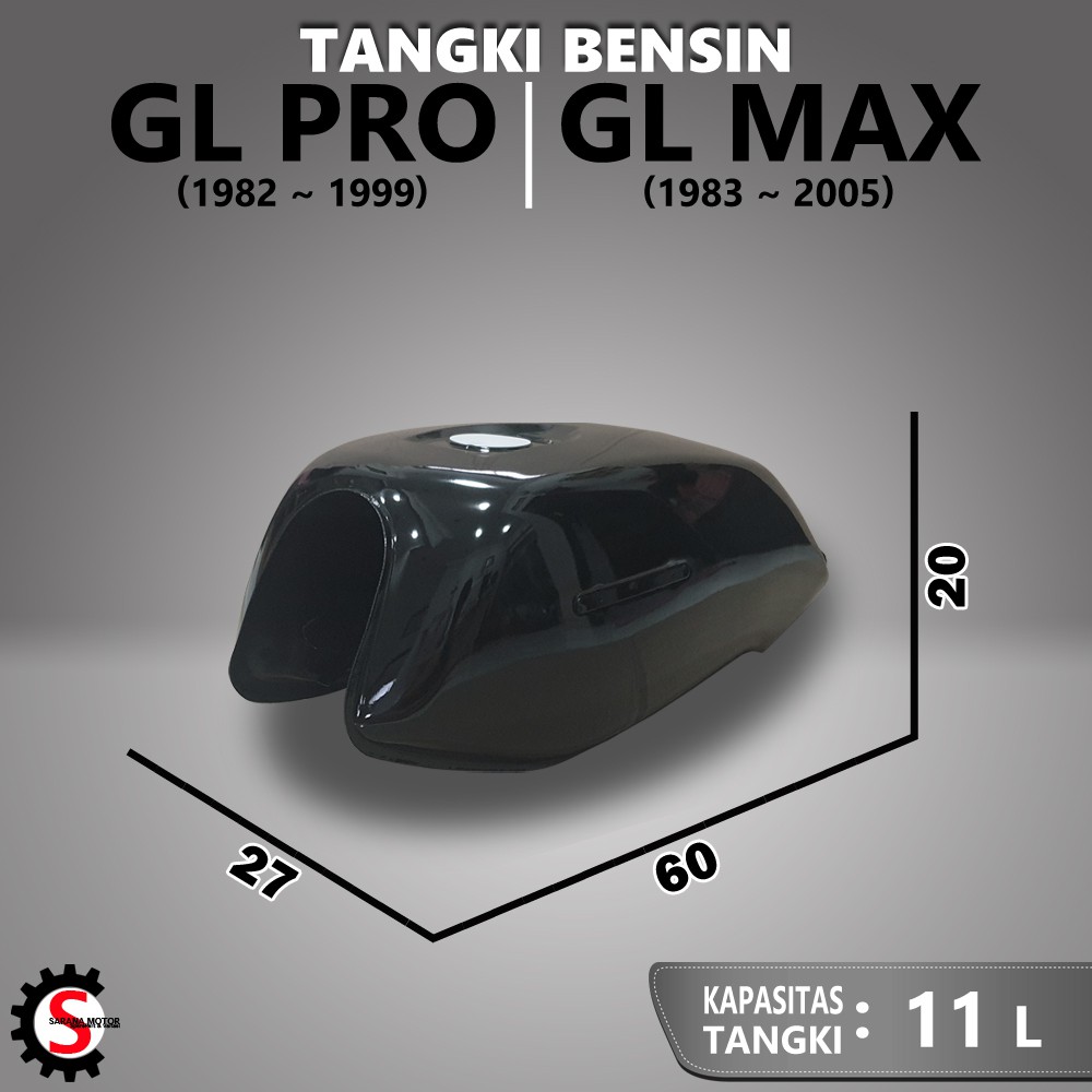 Jual Tangki Tengki Tenki Bensin Motor Honda GL Pro GL Max Neotech Hitam Tebal Indonesia Shopee Indonesia