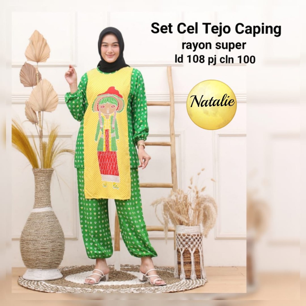 Setelan Wanita Katun Batik Model Kulot // Set Kulot Batik Terlaris