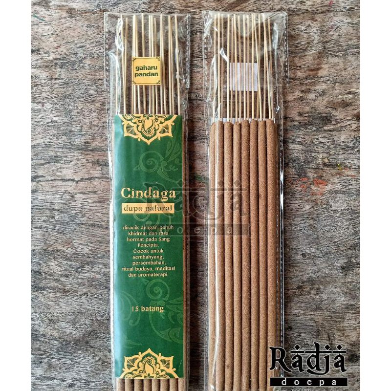 Dupa Hio Walet CINDAGA 2 jam 15 batang (Gaharu Pandan) Harum Wangi Natural