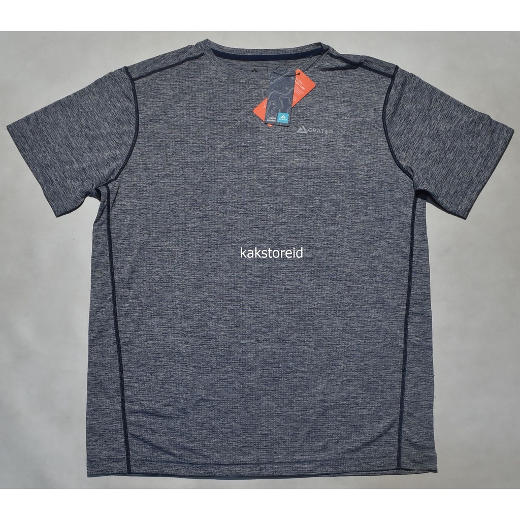 CRATER Kaos Pria Lengan Pendek Regular Biru LSD 04 ORIGINAL