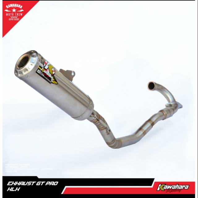 Knalpot kawahara GT pro KLX 150 original kawahara . Knalpot KLX 150 kawahara racing exhaust